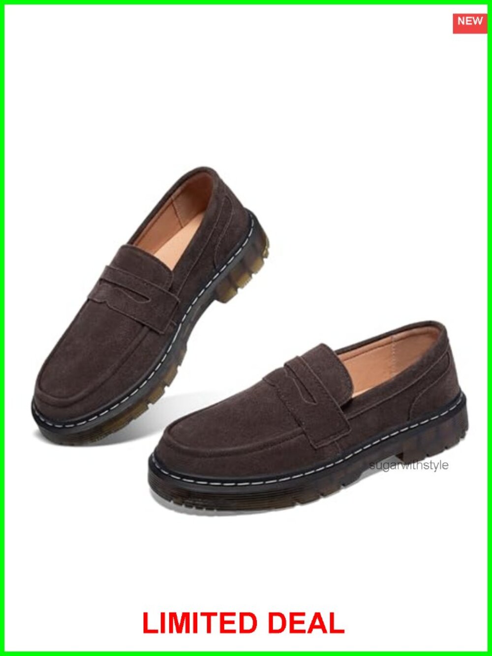 Suede Penny Loafer Comfort Driving Mocc Slip-On Loafers